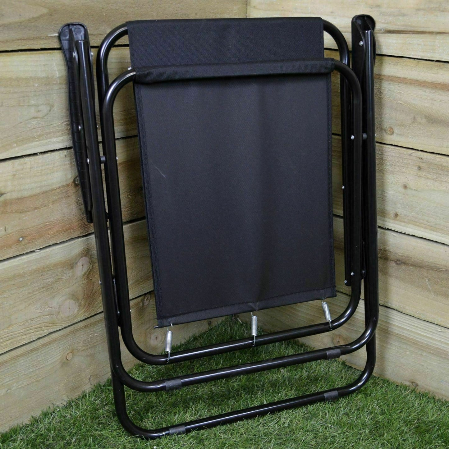 Folding Camping Deck Chair Garden Lawn Patio Spring Foldable Seat