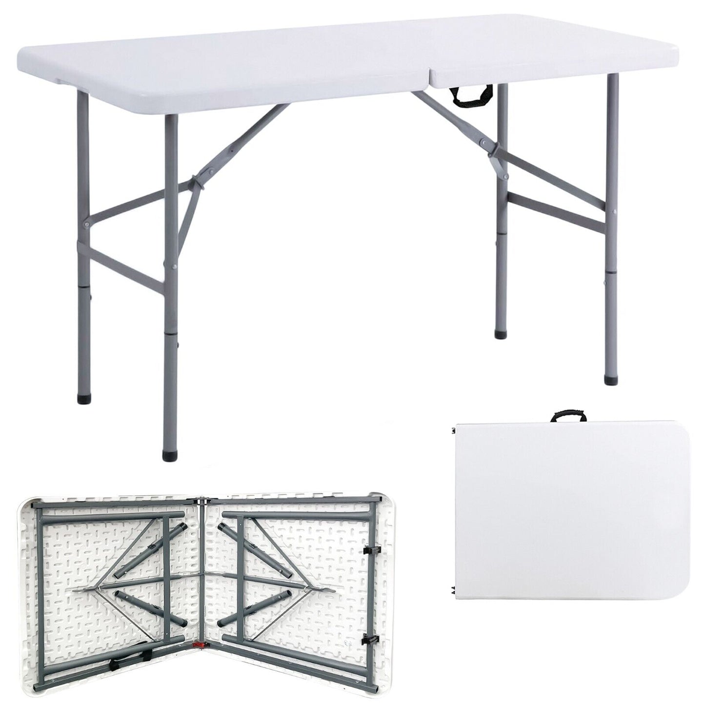 Catering Camping Heavy Duty Folding Trestle Table Picnic BBQ Party 4ft, 5ft & 6ft