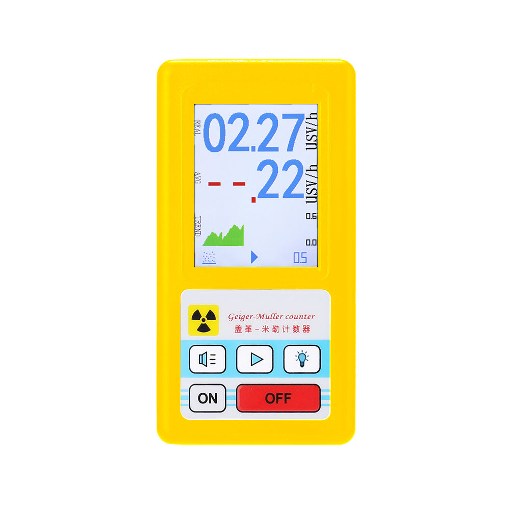 BR-6 Geiger Counter Nuclear Radiation Detector Personal Dosimeter X-ray Beta Gamma Detector LCD Radioactive Tester Marble Tool