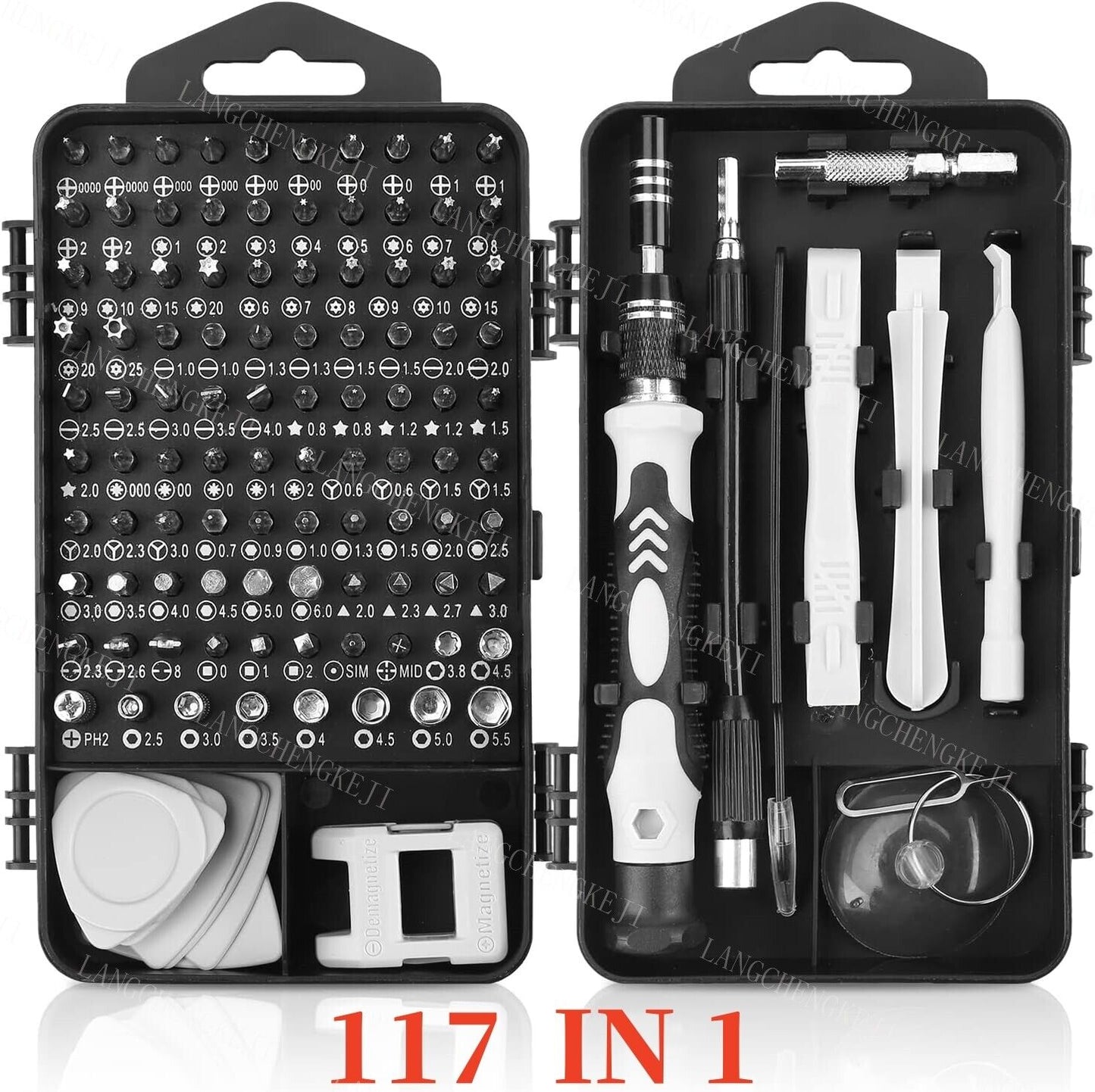 Precision Screwdriver Set 117 in 1 Magnetic Computer Pc Phone Repair Tool Kit