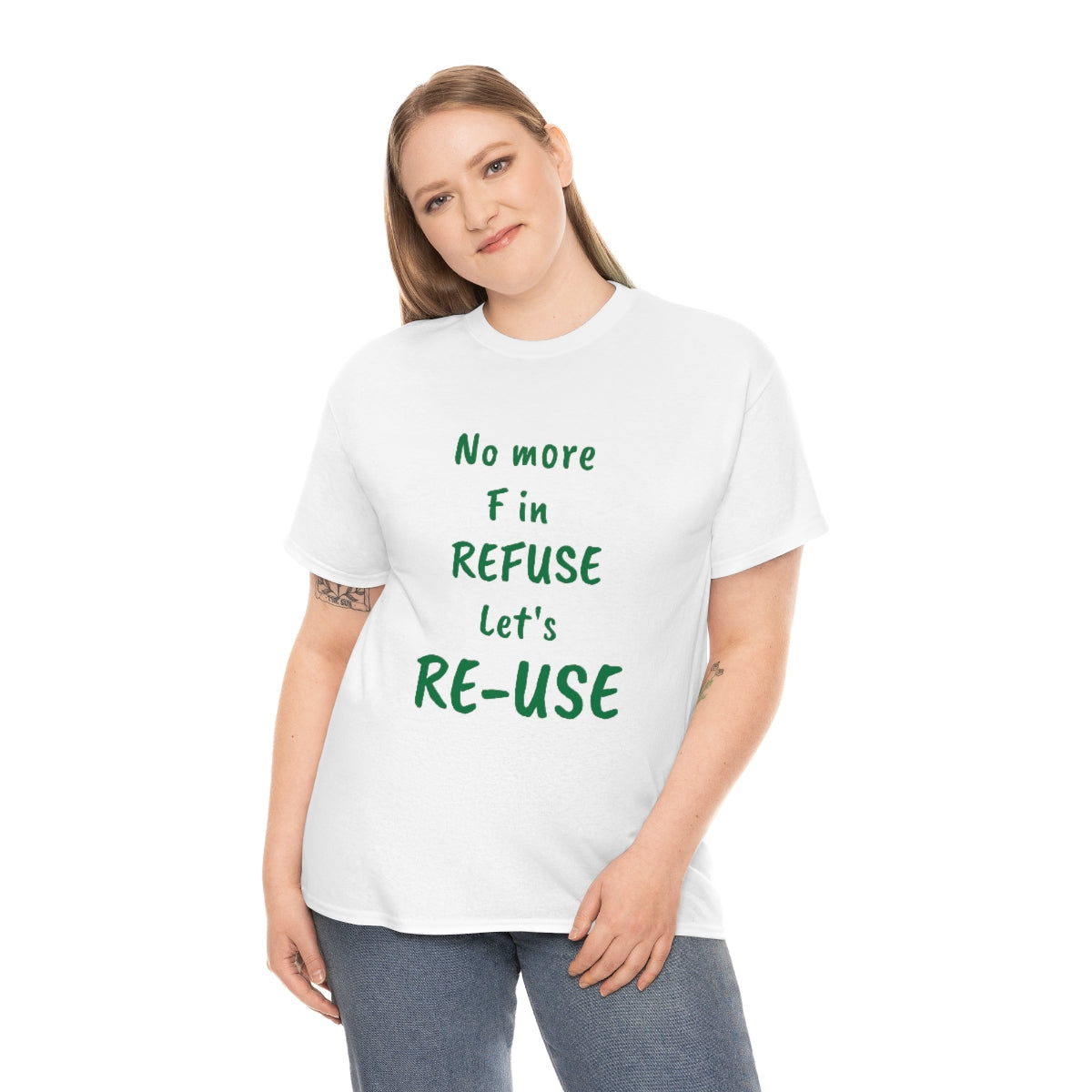 T Shirt Recycling Message