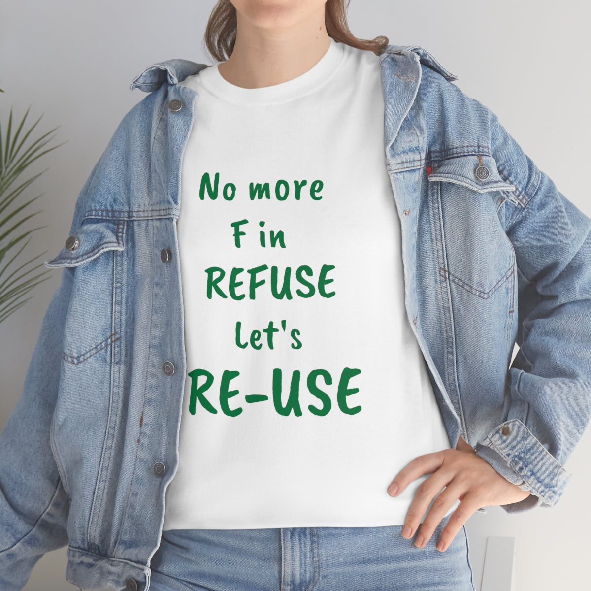 T Shirt Recycling Message