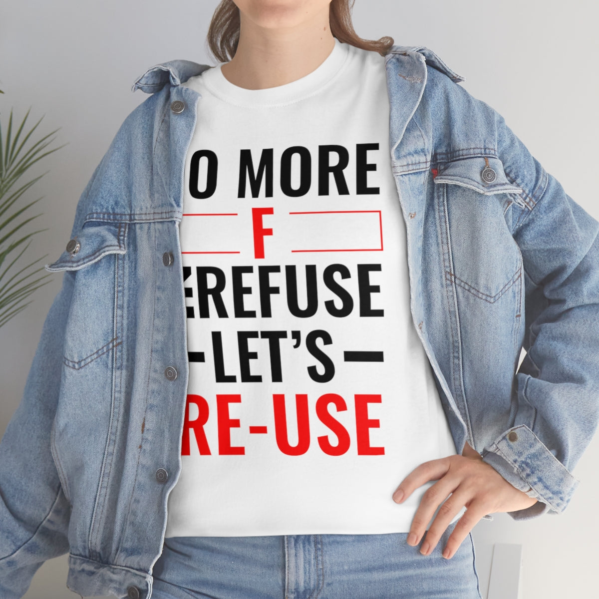 T Shirt Recycling Message