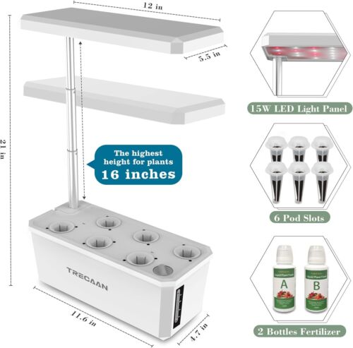 Indoor Smart Garden Hydroponic System (white)