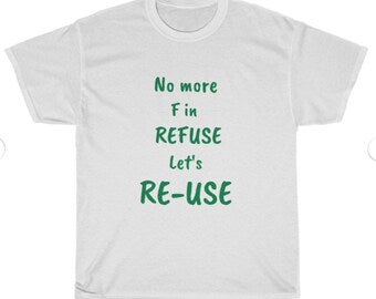 T Shirt Recycling Message