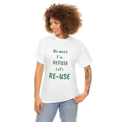 T Shirt Recycling Message